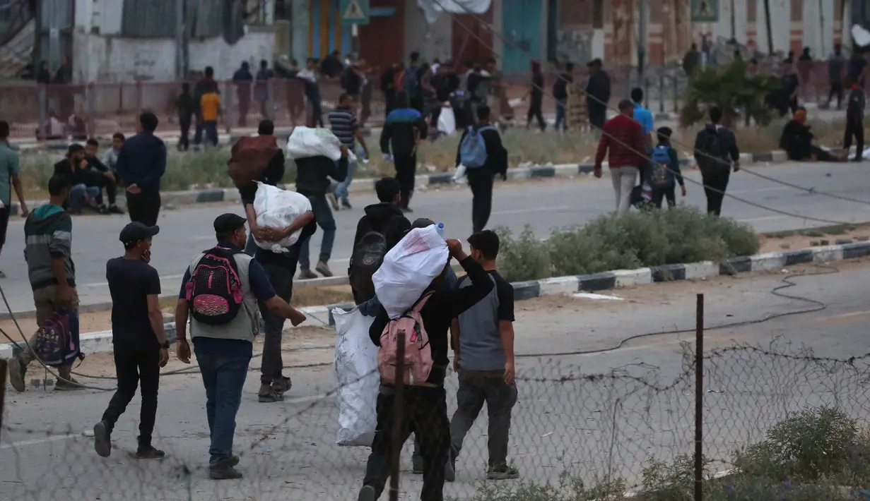 Sebagai informasi, sejak Jumat 6 Juni 2025, Yayasan Kemanusiaan Gaza—kelompok yang didukung Amerika Serikat dan Israel yang mengoperasikan lokasi bantuan kemanusiaan di Jalur Gaza—telah menghentikan seluruh kegiatan operasionalnya. (Eyad BABA/AFP)