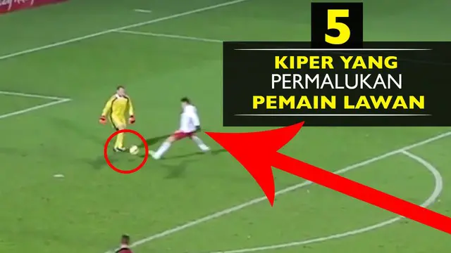 Video kehebatan 5 kiper yang pandai mengecoh musuh dengan dribel bolanya seperti kiper Barcelona Jasper Cillessen pada Sergio Aguero.