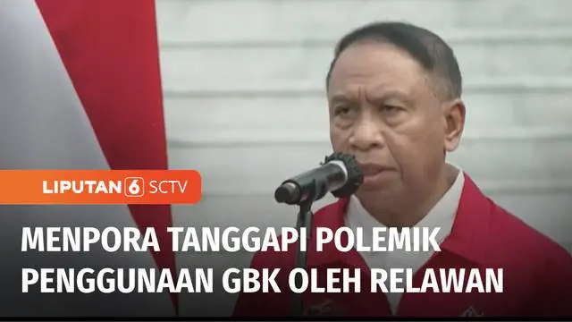 Terkait polemik penggunaan Stadion GBK oleh ribuan relawan Jokowi yang menggelar acara Nusantara Bersatu Sabtu (26/11) lalu, Menpora Zainudin Amali menjelaskan alasan stadion GBK boleh dipakai untuk acara tersebut.