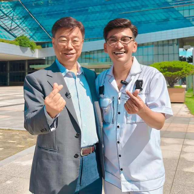 Ruben Onsu dan Wali Kota Seongnam