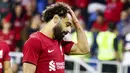 Liverpool dipaksa menyerah dengan skor 1-3 kala menghadapi Lyon dalam laga Dubai Super Cup yang digelar di Al Maktoum Stadium, Dubai, Minggu (11/12/2022). (AFP/Karim Sahib)