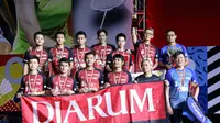 Djarum Foundation menggelontorkan bonus untuk tim putra PB Djarum yang meraih gelar juara di Djarum Superliga Badminton 2019. (dok. PB Djarum)