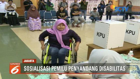 Kemensos dan KPU Sosialisasikan Pemilu pada Penyandang Disabilitas