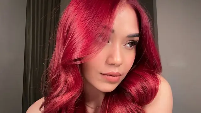 Potret Keanu, Awkarin, Lula Lahfah, Risya Brabo Kompak dengan Rambut Merah