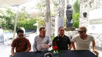 Acara jumpa pers Bali 10's Rugby 2017 di Kuta, Bali, Jumat (13/10/2017). (Liputan6.com/Dewi Divianta)