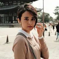 Outfit Traveling dari Michelle Ziudith / copyright instagram/ michelleziu