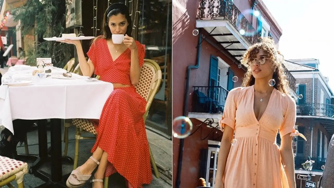 Nostalgia dengan Tren Puff Shoulder Dress