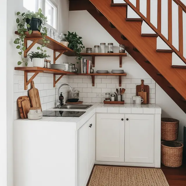 9 Model Dapur Kecil Bawah Tangga, Solusi Cerdas Maksimalkan Ruang Minimalis