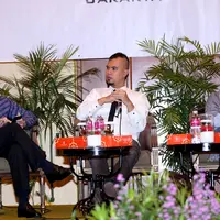 Foto Diskusi Perlukah Artis dan Seniman Berpolitik (Andy Masela/bintang.com)