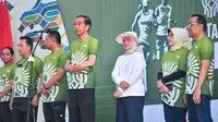 Dibuka Jokowi, Ribuan Pelari Meriahkan Nusantara TNI Fun Run 2024 di IKN