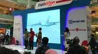 Lion Air Group menghadirkan ‘Lion Air Group Expodition 2018’. Acara pameran pertama kali yang diselnggarakan ini, berlokasi di Main Atrium, Gandaria City, Jumat, (16/3/2018).