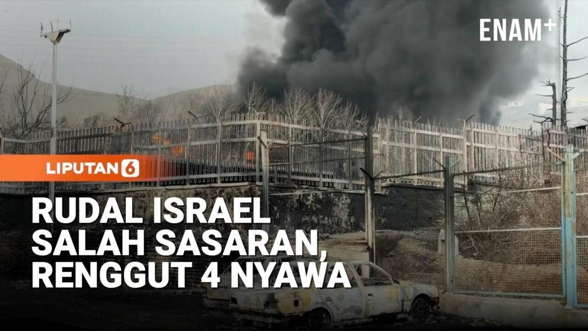 Iran Tuduh Israel dan AS Serang Fasilitas Sipil, Kebakaran Masih Berkobar