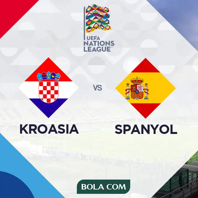 UEFA Nations League - Kroasia Vs Spanyol