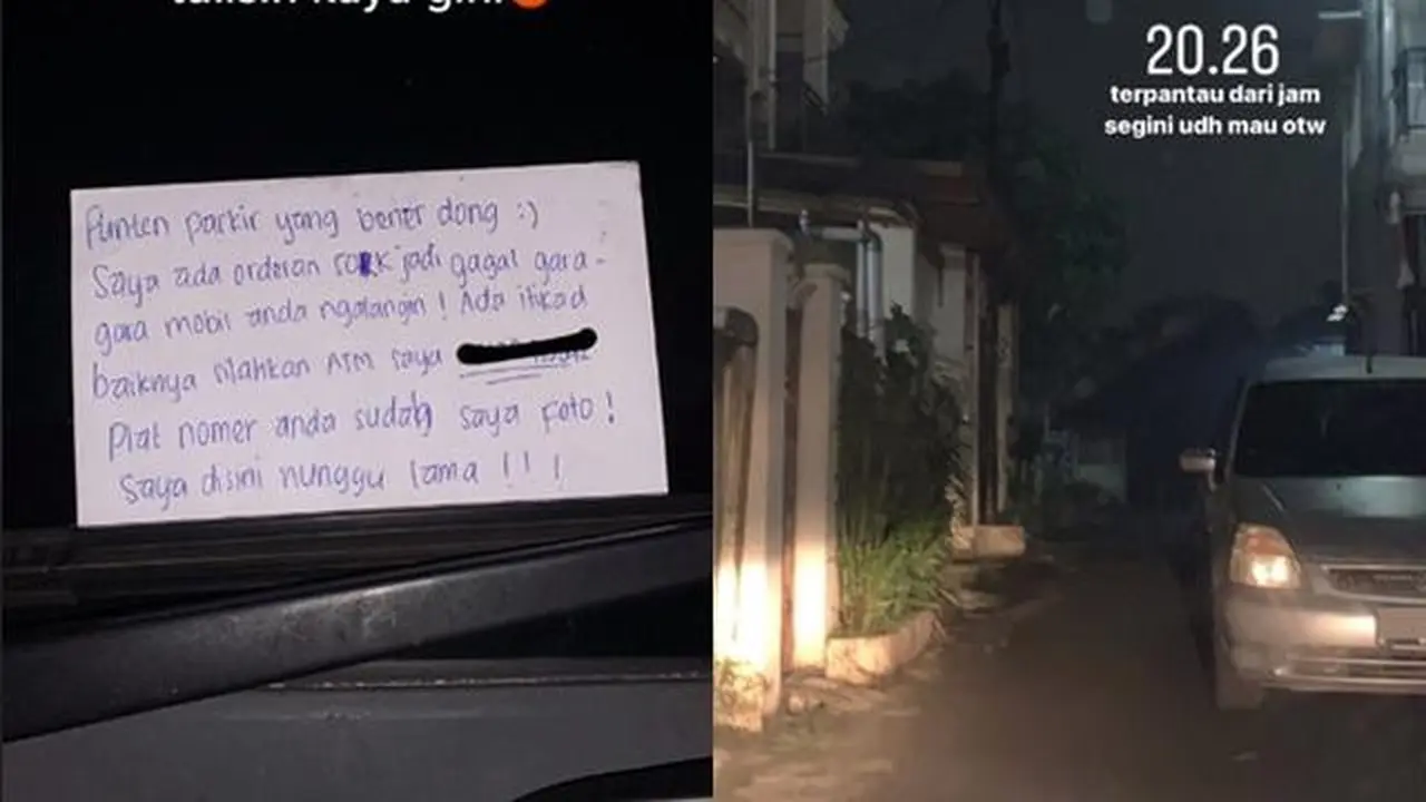 Wanita Ini Gagal Dapat Rezekia Akibat Mobil Parkir Sembarangan
