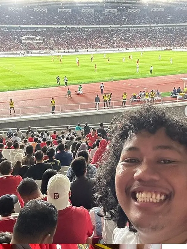 Artis Nonton Langsung Pertandingan Indonesia VS Argentina di GBK, Ada Kaesang sampai Rafatar