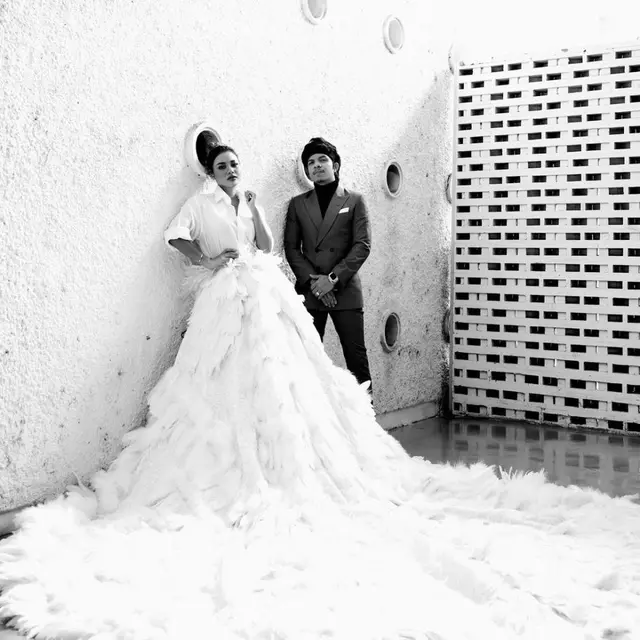 7 Prewedding Aurel Hermansyah dan Atta Halilintar di GBK, Curi Perhatian