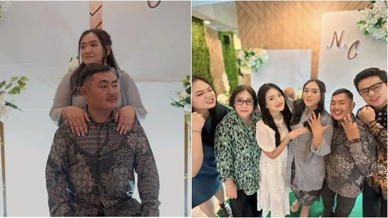 6 Momen Pertunangan Nadya Adik Nathalie Holscher, Berlangsung Intimate