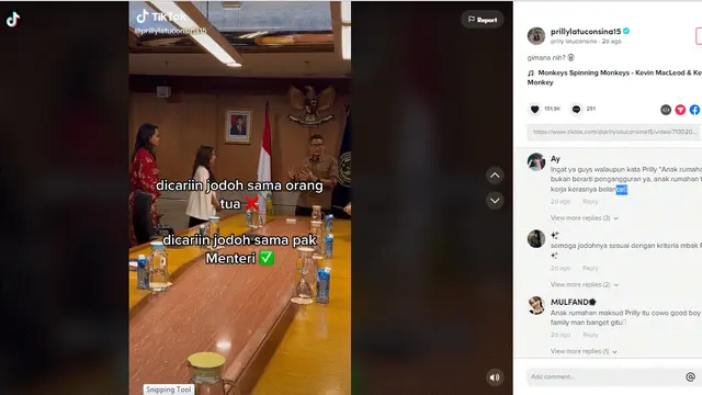 Sandiaga Uno Carikan Jodoh Buat Prilly Latuconsina