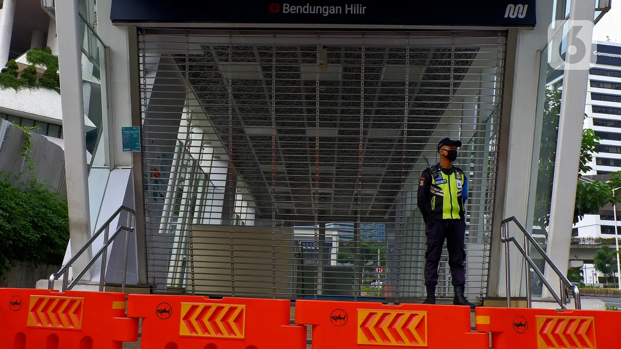 Halte MRt Benhil dan Senayan ditutup