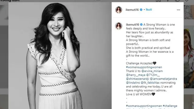 Artis Ike Muti membuat unggahan terkait dirinya yang diajak bekerjasama dengan Pemprov DKI dan menjadi viral.
