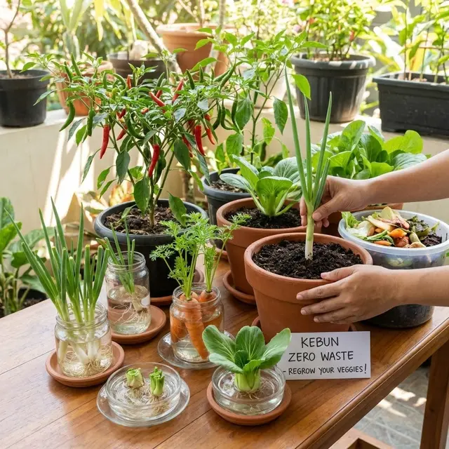 Ide Kebun Cabai Rawit dan Sayur Zero Waste Solusi Mandiri Pangan