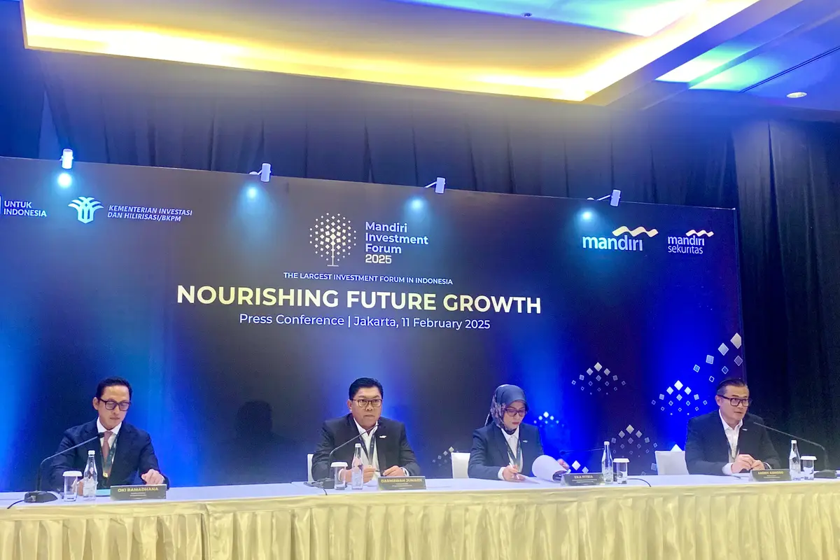 PT Bank Mandiri Tbk bersama Mandiri Sekuritas kembali menggelar Mandiri Investment Forum (MIF) 2025 pada Selasa, 11 Februari 2025.
