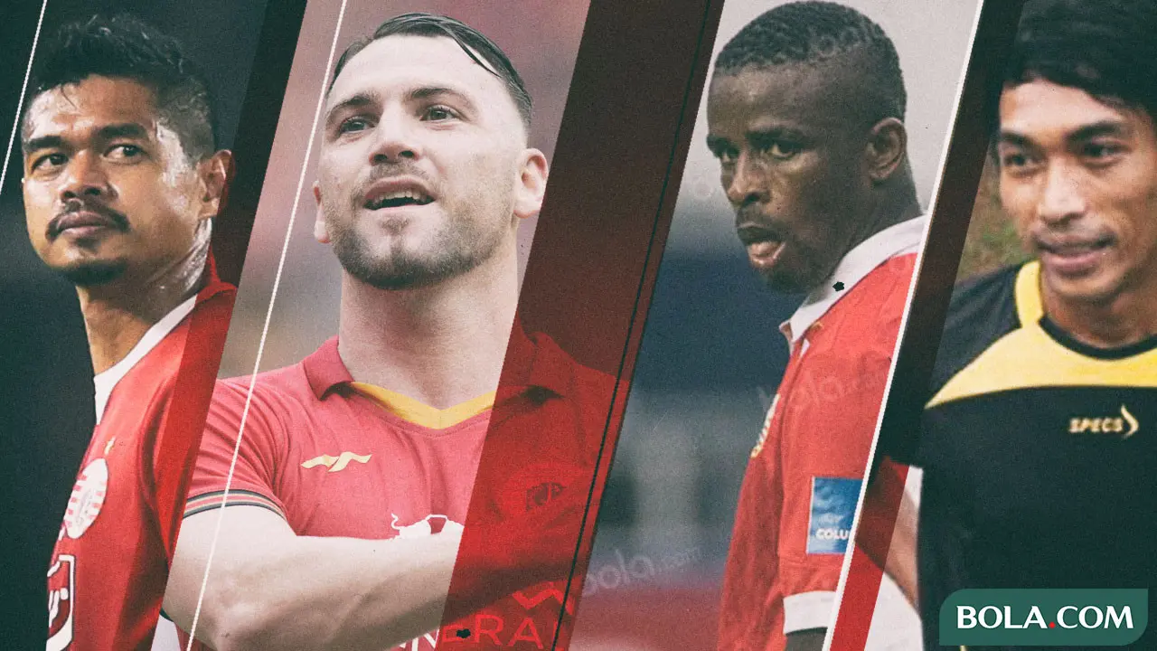 Pemain Persija Bambang Pamungkas, Aliyudin, Greg Nwokolo, Simic