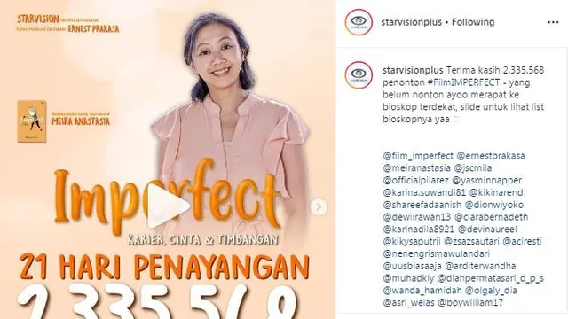 Unggahan Starvision. (Foto: Instagram starvisionplus)