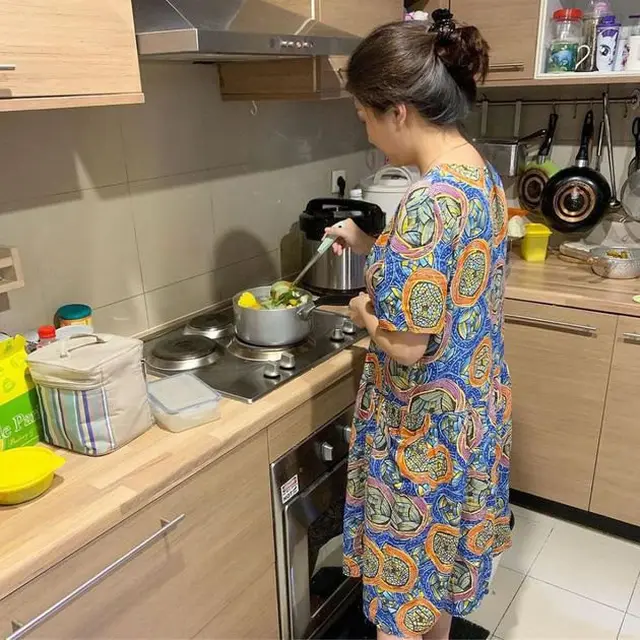 Gaya selebriti masak di dapur