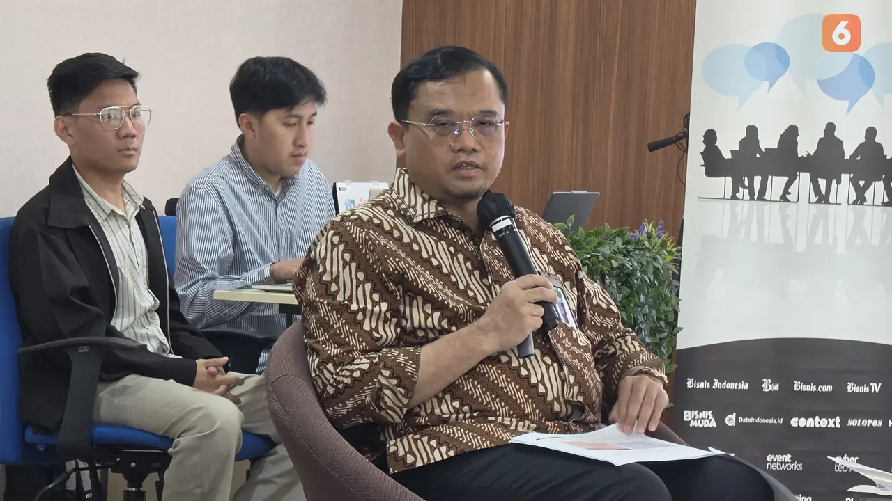 Gogot Suharwoto selaku Dirjen Pendidikan Anak Usia Dini, Pendidikan Dasar, dan Pendidikan Nonformal dan Informal Kemendikdasmen dalam diskusi bertajuk 'Masa Depan Pelindungan Anak di Ruang Digital' di Jakarta. Liputan6.com/Iskandar