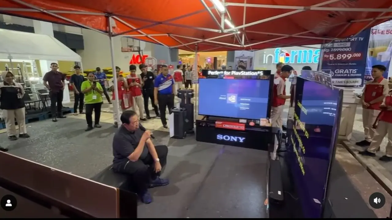 SBY Santai Nyanyikan Lagu Coldplay di Mal, Definisi Pensiun dan Menikmati Hidup Tanpa Beban