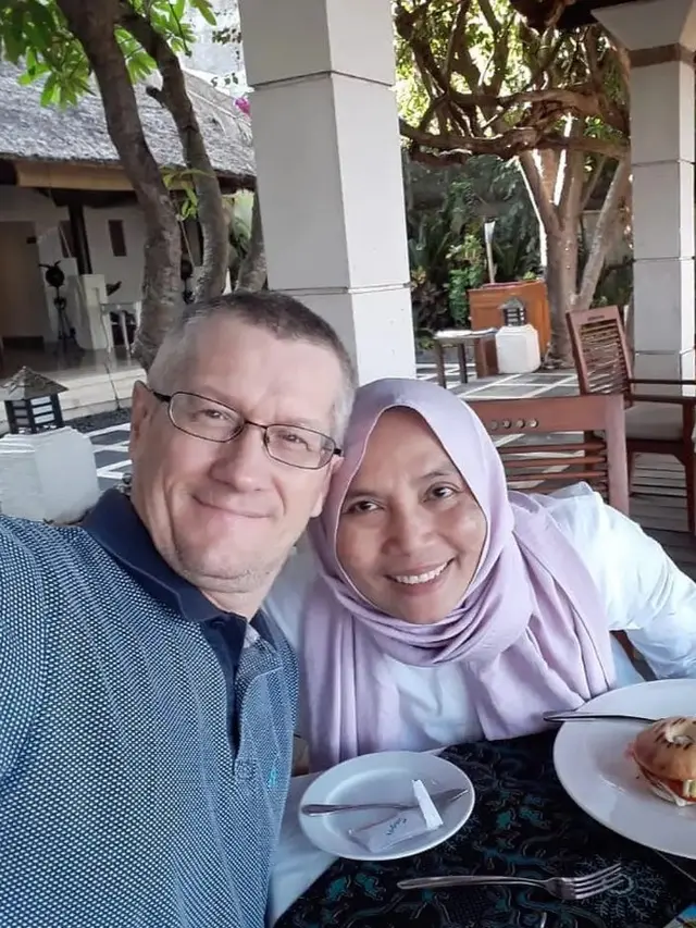 Potret Patrice Bouttier dan mendiang Siti Purwanti (Sumber:Instagram/sitipurwanti15)