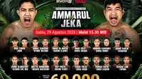Jadwal Byon Combat Showbiz 8: Duel Sengit dari Fighter Undercard Sampai Main Card di Vidio
