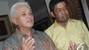 Ketua Umum PAN Hatta Rajasa memberikan keterangan pers usai mengadakan pertemuan antara KIH dengan KMP, Jakarta. Foto diambil pada Sabtu (15/11/2014)(Liputan6.com/Herman Zakharia)
