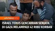 Korban tewas di Jalur Gaza, Palestina kini telah melampaui angka 42 ribu jiwa dan belum ada tanda-tanda Israel akan mengundurkan tekanan di Palestina. Bahkan Israel juga terus menyerang pejuang Hizbullah di Lebanon.