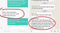 Chat alasan dosen batalin perkuliahan (Sumber: Twitter/azmikartika/makhlukbernapas)