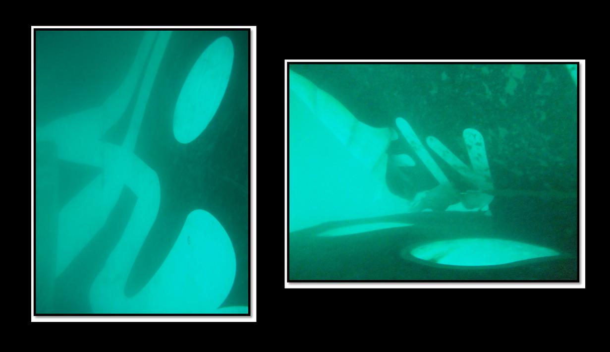 Basarnas memastikan objek yang ditemukan kapal GeoSurvey adalah ekor AirAsia QZ8501. Rabu (7/1/2015).(Dokumentasi TNI)