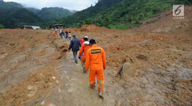 Penampakan Longsor Dusun Cimapag yang Rata dengan Tanah