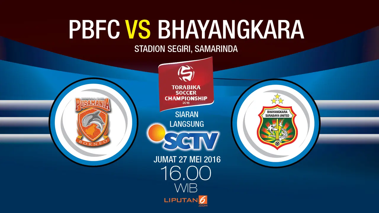 Pusamania Borneo FC Vs Bhayangkara Surabaya United