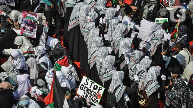 Aksi solidaritas untuk Palestina