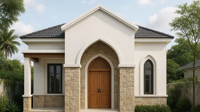 7 Desain Fasad Rumah Islami 7×10 Minimalis, Tampil Elegan dan Penuh Nilai Religius