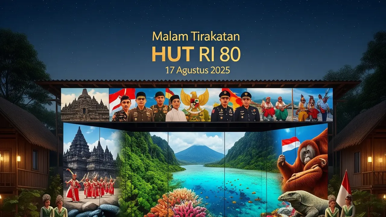 Dekorasi Panggung Tirakatan 17 Agustus