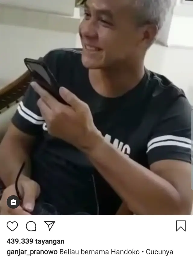 Unggahan Ganjar Pranowo. (Foto: Instagram @ganjar_pranowo)