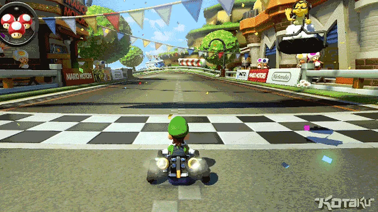 Cara Tepat Pakai Turbo Boost di Game Mario Kart 8