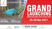 Event Grand Launching dari Sayana Apartments akan diselenggarakan akhir pekan ini, 25-26 November 2017.