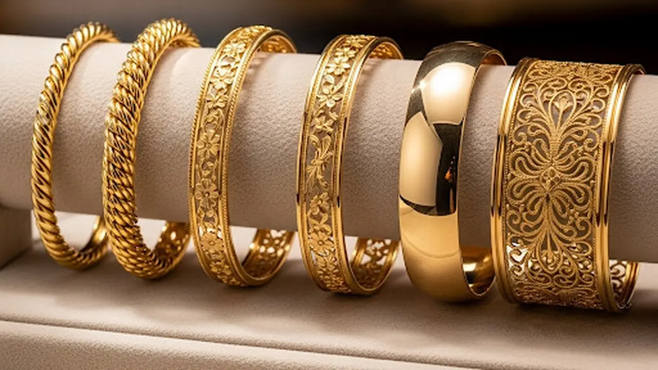 Gelang Emas Model Cuff 7 Gram Terbaru