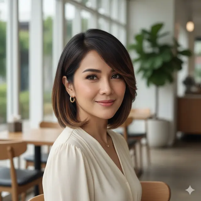 8 Model Rambut Pendek Wanita Usia 40-an, Bikin Tampil Awet Muda dan Elegan Sehari-hari