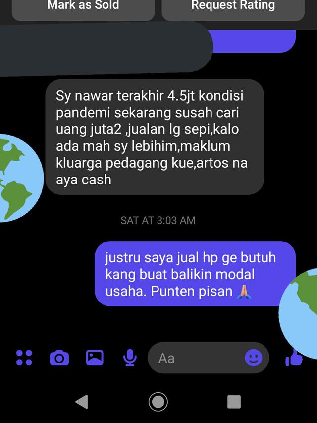 Chat Pembeli Nawar Harga Sadis ke Penjual, Bikin Ikut Kesal. (Sumber: Twitter/thepan_316)