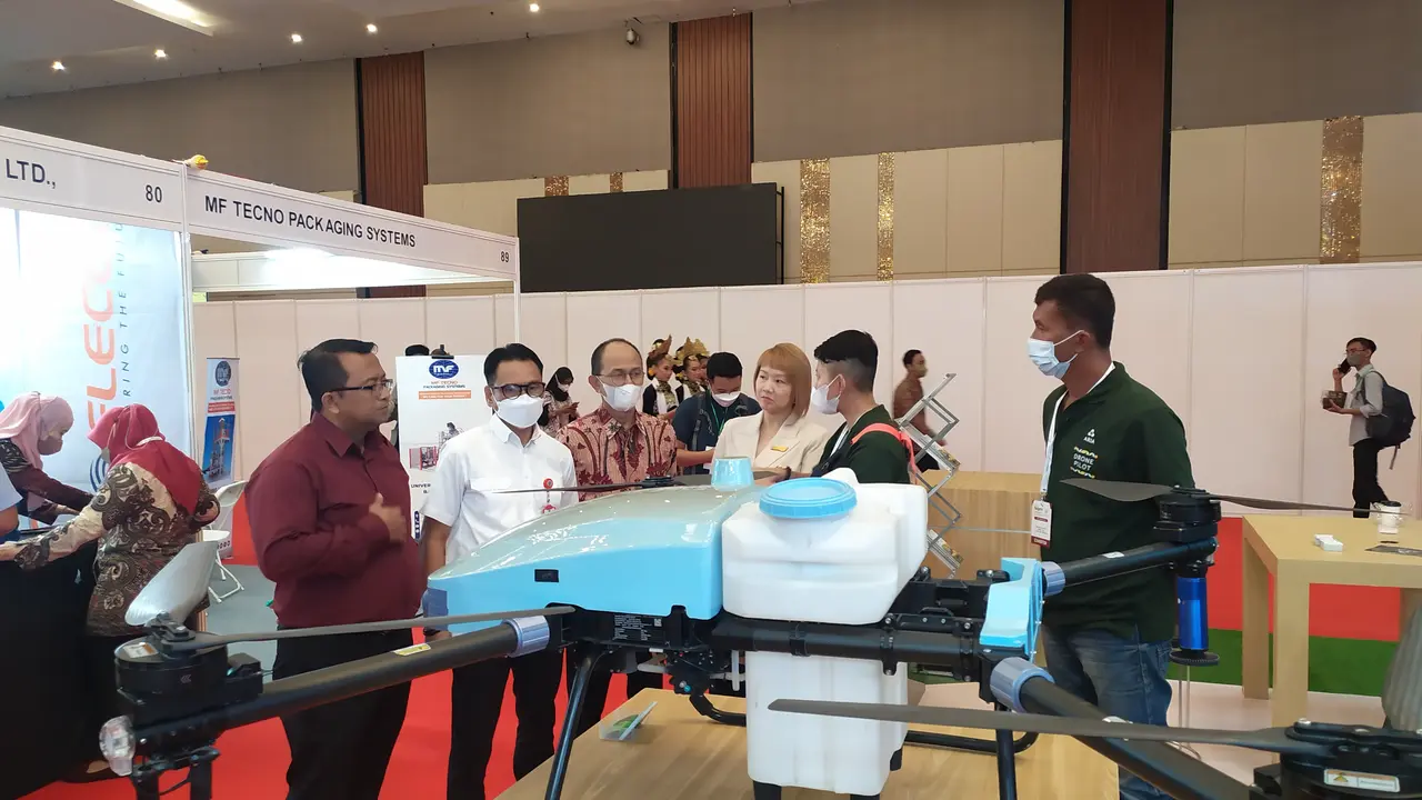 Suasana pameran Sugarex Indonesia di Surabaya. (Dian Kurniawan/Liputan6.com)
