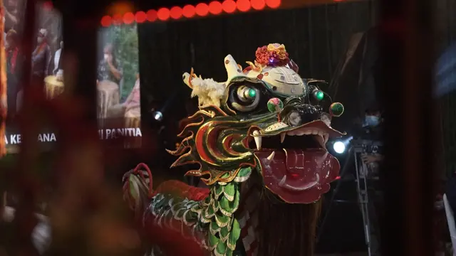 Menteri Badan Usaha Milik Negara (BUMN), Erick Thohir, hadir dalam perayaan Cap Go Meh (CGM) Bogor Street Festival 2022 (Liputan6.com / Achmad Sudarno)